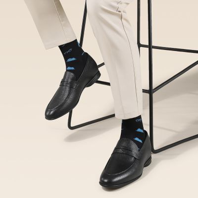 Zapatos Casual Penny Loafer con Aumento de 5 cm