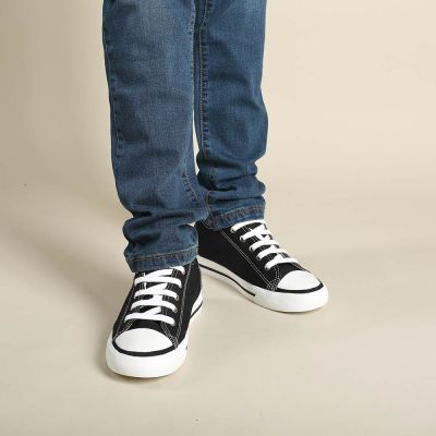 Zapatos Atléticos Lona de Mesa - Zapatos Clásicos para Parecerse más alto sólidas - 6 CM Más Alto
