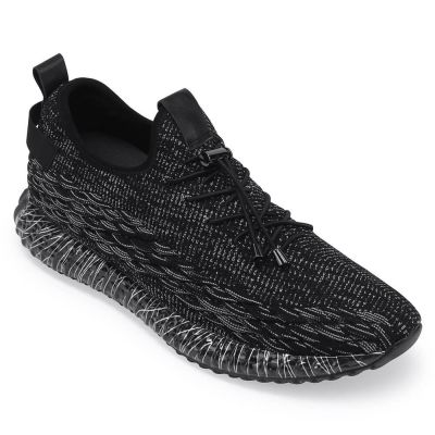 Zapatillas Con Alza Negras - Zapatillas que te dan altura - 7 CM Más Alto