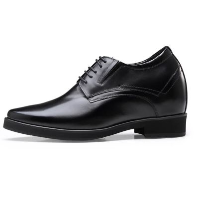 Zapatos Con Alzas - Zapatos formales de aumento de altura Zapatos negros de hombre alto 10 CM Más Alto
