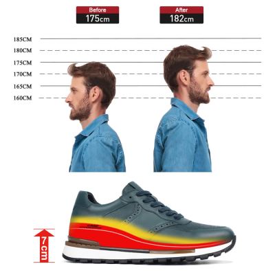 Black Height Incrasing Elevator Shoes Occident Dress Shoes