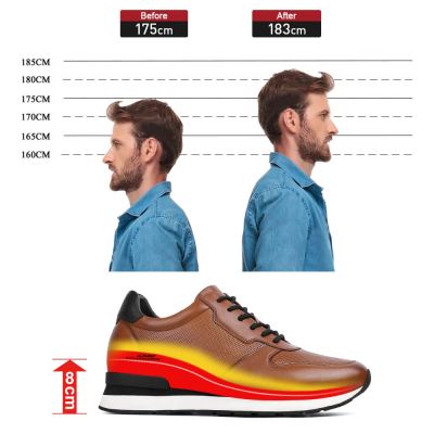 Black Height Incrasing Elevator Shoes Occident Dress Shoes