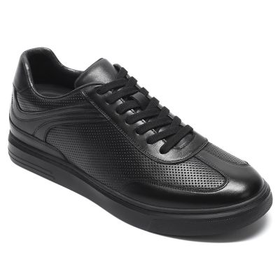 Zapatos con alzas negros de 6 cm para hombre – Estilo casual