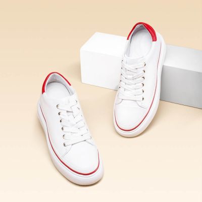 Zapatillas con Aumento de 7 cm en Piel Suave