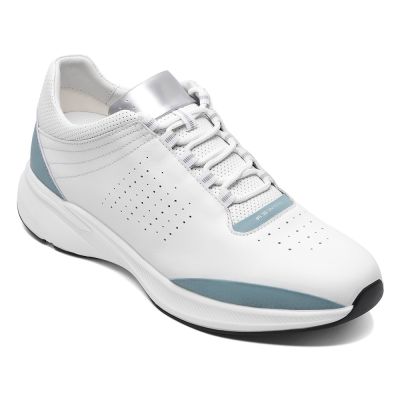 CMR CHAMARIPA Zapatillas con alza - Zapatillas que aumentan la estatura - Zapatillas blancas casuales para hombre de 7 cm