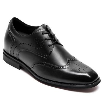  CMR CHAMARIPA Zapatos con alzas- Zapatos Derby con punta perforada estilo brogue, añade 7 cm de altura