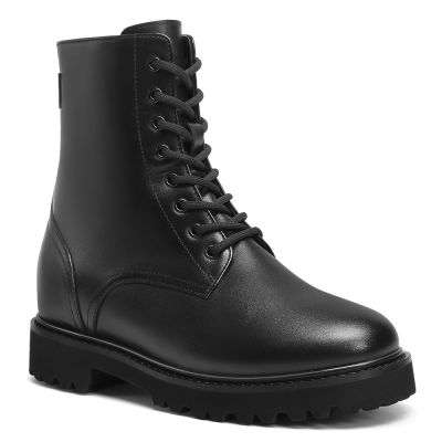 Botines Negros con Cremallera 8 cm | CHAMARIPA