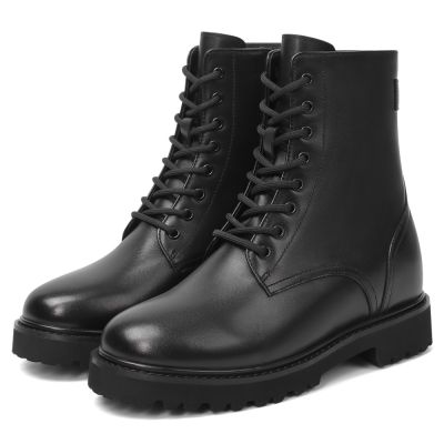 Botines Negros con Cremallera 8 cm | CHAMARIPA