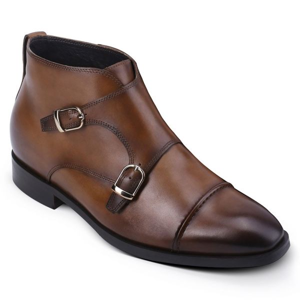 Black Height Incrasing Elevator Shoes Occident Dress Shoes