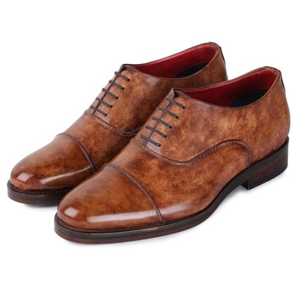 Black Height Incrasing Elevator Shoes Occident Dress Shoes