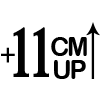 insignia +8 cm de aumento